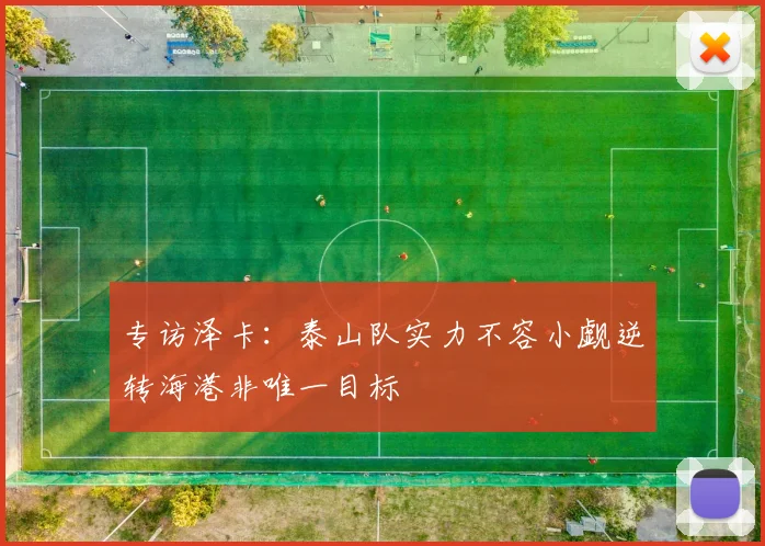 专访泽卡：泰山队实力不容小觑逆转海港非唯一目标